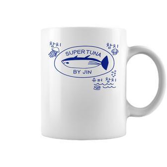 Super Tuna Drawing Tuna Fish Jin Super Tuna Kpop Coffee Mug | Mazezy