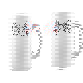 Usa Fireworks Couple Just Here For The Fireworks Coffee Mug | Mazezy
