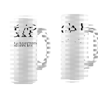 GAP 神は祈りに答えてくださる 長袖tシャツ コーヒーマグ - Kawaiitshirt