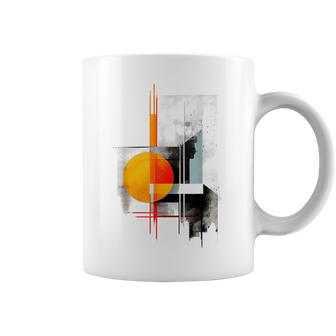 Geométrico Abstracto Gráfico Pintura Arte Di Taza de café - Regaloses