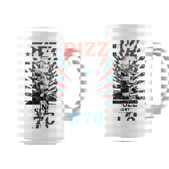 George Washington Rizz 1776 Patriotic 4Th Of July Outfit Coffee Mug - Monsterry