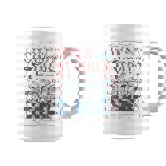 Girl Will Be Girls Patriotic Feminist 4Th Of July Usa Women Coffee Mug | Mazezy