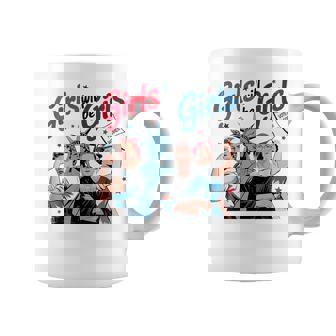 Girl Will Be Girls Patriotic Feminist 4Th Of July Women Coffee Mug - Thegiftio UK