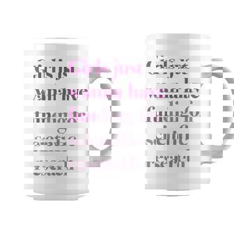 Girls Just Wanna Have Funding X Forcience Research コーヒーマグ - Kawaiitshirt