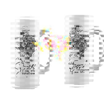 Girly Pray For Texas Strong 2025 Floral Coquette Bow Usa Coffee Mug | Mazezy