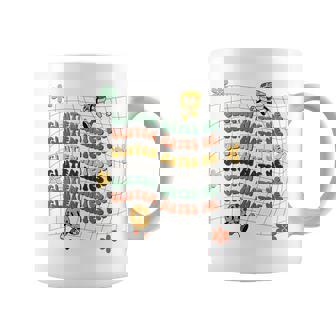 Gluten Hates Meintage Retro Dibujos Animados Taza de café - Regaloses