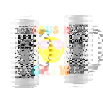 Groovy Cousin Crew 2025 Summer Vacation Beach Family Coffee Mug - Thegiftio