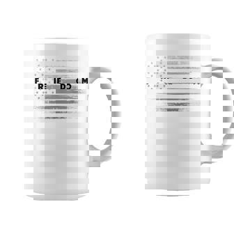 Grunge American Flag Patriotic Pride Freedom Coffee Mug - Seseable