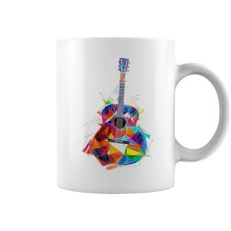 Guitare Instrument De Musique Graphique Illustration Colorée Guitare Tasse - Cadeauxyz