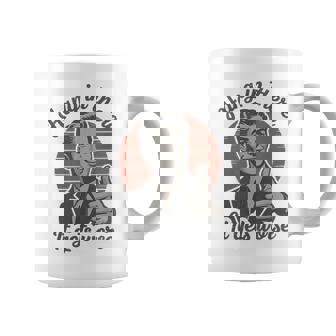 Hang In There It Gets Worse 50S Dark Humor Existential Dread Coffee Mug | Mazezy
