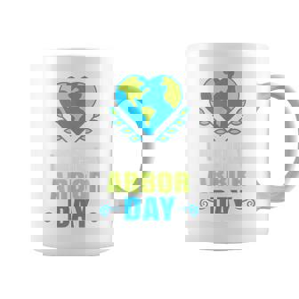 Happy Arbor Day Earth Crisis Environmental Activism Coffee Mug - Monsterry