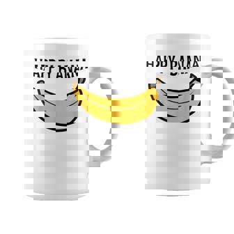 Happy Banana ファニーバナナラブ フルーツバナナ スマイリーフェイス コーヒーマグ - Kawaiitshirt