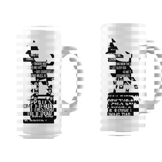 Happy Father's Day Best Dog Dad Graphic Print Coffee Mug - Monsterry