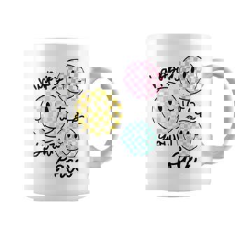 Happy To See Your Face Smile Face Teacher Back To School Coffee Mug | Mazezy