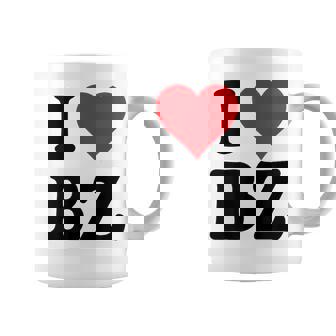 I Heart Bz イニシャル I Love BZ 姓 B Z コーヒーマグ - Kawaiitshirt