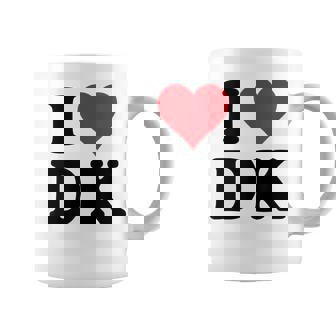 I Heart Dk Initials I Love DK First And Last Name D K コーヒーマグ - Kawaiitshirt