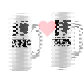 I Heart Yuno ファーストネーム I Love パーソナライズ コーヒーマグ - Kawaiitshirt