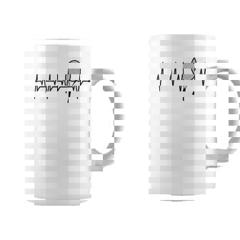 Heartbeat Ecg テニスラック メンズ レディース キッズ コーヒーマグ - Kawaiitshirt