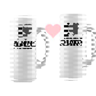 I Heartumire 名 I Love パーソナライズ コーヒーマグ - Kawaiitshirt