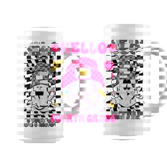 Hello Fourth Grade Smile Face 4Th Grade Back To School Coffee Mug - Thegiftio