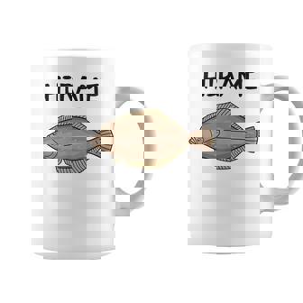 Hirame ヒラメ 平目 鮃 魚好き 願掛け 釣り好き 海釣り 趣味 おもしろ 寿司ネタ 趣味釣り 船釣り 釣り コーヒーマグ - Kawaiitshirt