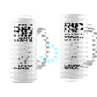 Hombre Fisio Terapeuta Cargando Regalo Hombre Manga Corta Taza de café - Regaloses