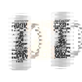 Hoofbeatのリズム カウガール 馬 ロデオ テキサスホース コーヒーマグ - Kawaiitshirt