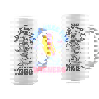 Hot Dog I'm Just Here For Wieners Fourth Of July Coffee Mug - Thegiftio UK