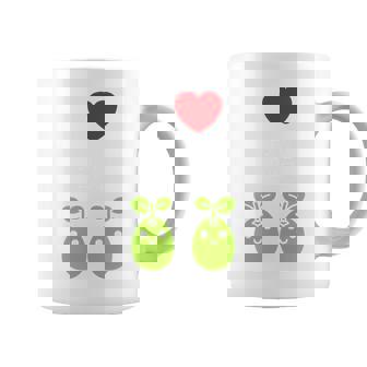 Humor Peaimple Minimalistegetable I Love Peas 長袖tシャツ コーヒーマグ - Kawaiitshirt