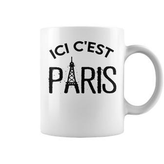 Ici C'est París Taza de café - Regaloses