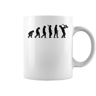 Idée Cadeauaxophoniste Evolution Instrument De Musique Tasse - Cadeauxyz
