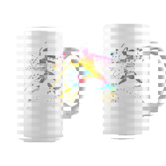 Javelin Throwe Colorsplash キッズ やり投げ コーヒーマグ - Kawaiitshirt