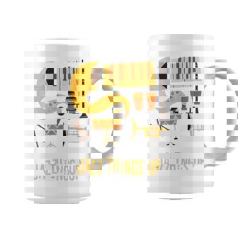 Jazz Things Up ヴィンテージジャズミュージック コーヒーマグ - Kawaiitshirt