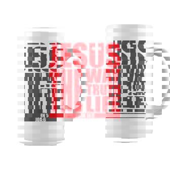 Jesus Is The Way Truth Life クリスチャン 男性 女性 クリスチャン コーヒーマグ - Kawaiitshirt