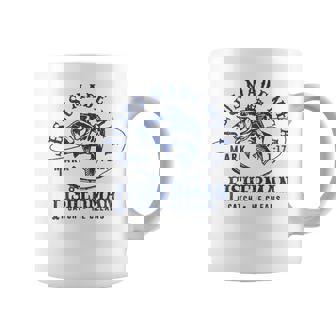 Jesus Made Me A Fishermen I Catch He Cleans On Back Coffee Mug | Mazezy