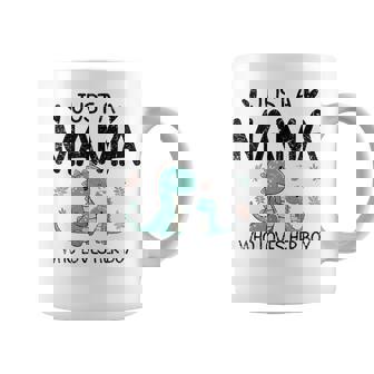 Just A Mama Who Loves Her Boy Mommy And Boy Matching Coffee Mug - Thegiftio