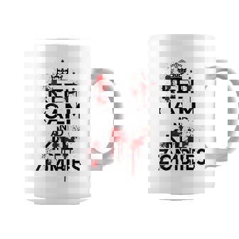 Keep Calm And Kill Zombies Carry Bloodplatter On コーヒーマグ - Kawaiitshirt