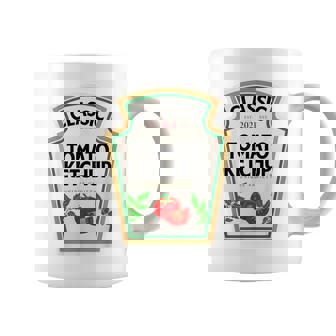 Ketchup ハロウィンコスチューム トマトマッチング ハロウィンケチャップ コーヒーマグ - Kawaiitshirt