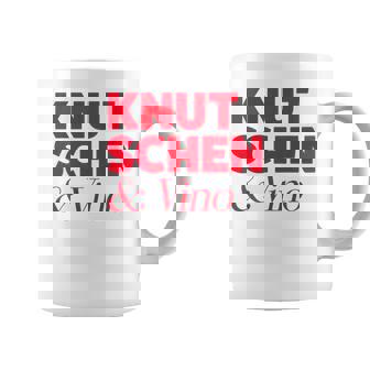 Knutschen &Ino X Rosé Rotwein Weißweinchorle Wein Back Tassen - Geschenkecke