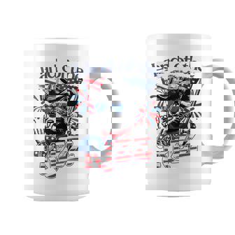 Land Of The Rizz Patriotic Raccoon 4Th July Us Flag Coffee Mug - Thegiftio UK