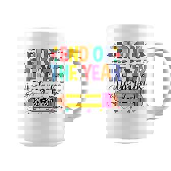 Last Day Of School End Of The Year Autographs 2024-2025 Coffee Mug | Mazezy