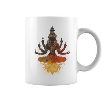 Lele ヒンドゥー教の神 ヴィシュヌ・ガネーシャ・シヴァモチーフ コーヒーマグ - Kawaiitshirt