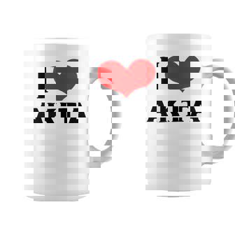 I Love Akita 愛 ハート 秋田 秋田県 日本 お土産 かわいい おしゃれ コーヒーマグ - Kawaiitshirt