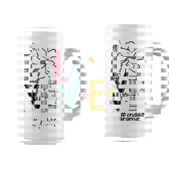 Love Grandma Life Daisy Flower Cute For Grandma Coffee Mug | Mazezy