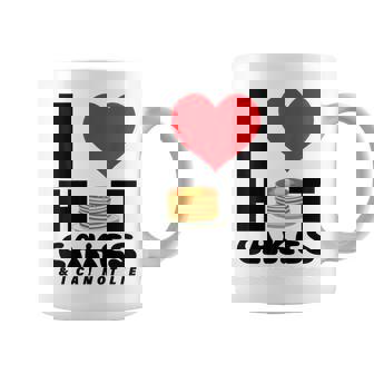 I Love Heart ホットケーキ パンケーキ Flapjacks Can Not Lie Foodie コーヒーマグ - Kawaiitshirt