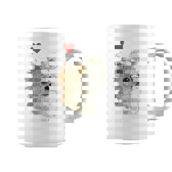 I Love Japan And Chihuahua 長髪 ちわわ ロングヘアママ 長袖tシャツ コーヒーマグ - Kawaiitshirt