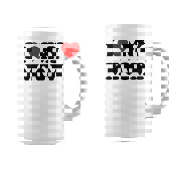 I Love My Mom Mommy Mother Mama I Heart My Mom Coffee Mug - Monsterry