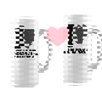 I Love Okinawa アイラブ 沖縄 メンズ 琉球 お土産 旅行 コーヒーマグ - Kawaiitshirt