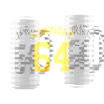 Lowrider 64 Jersey Number On The Back Classic Lowrider Car コーヒーマグ - Kawaiitshirt