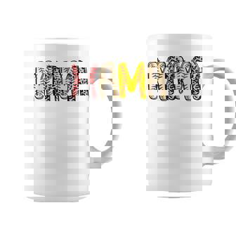 Mama Mom Of Both Leopard Baseball Softball Mom Coffee Mug | Mazezy